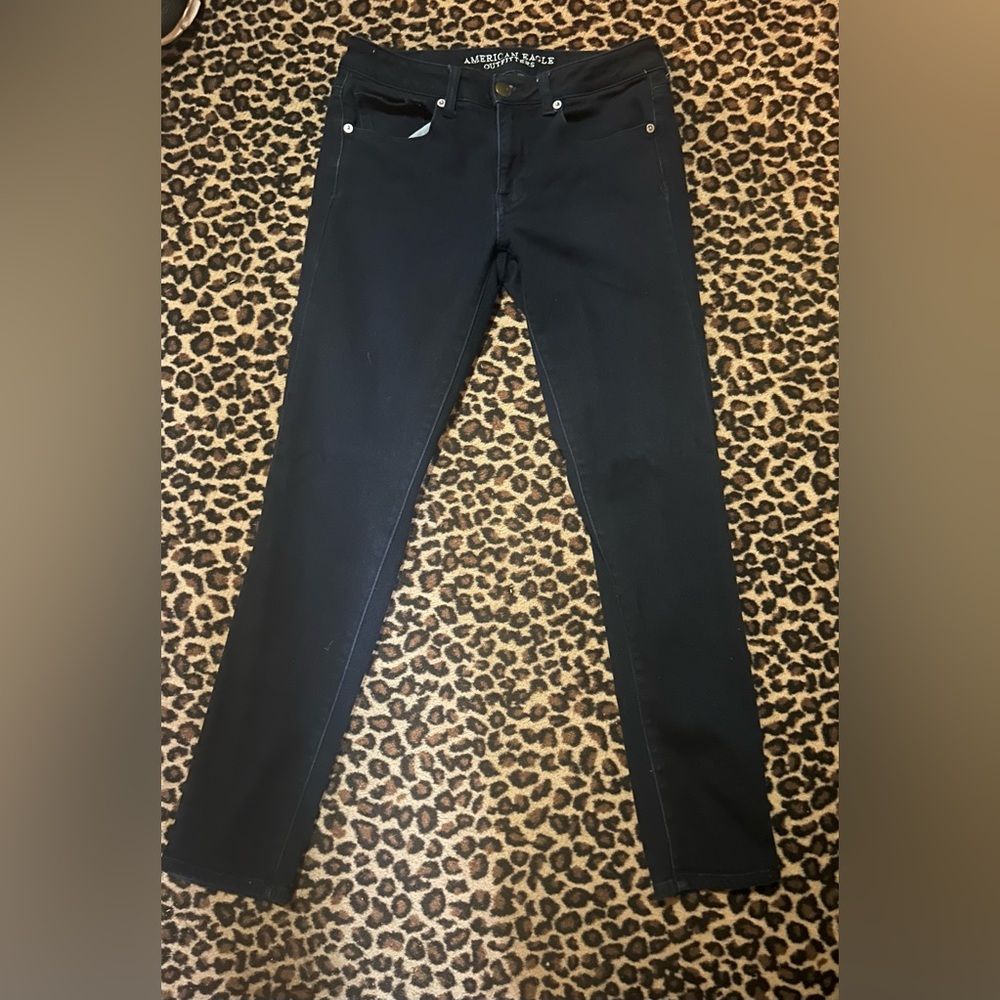 American eagle outfitters dark denim skinny jeans size 8